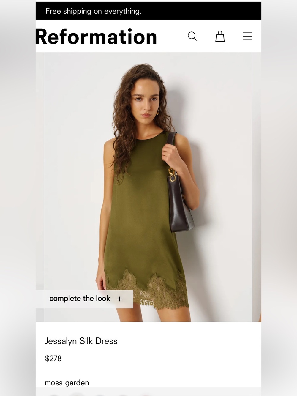 Reformation Jessalyn dress